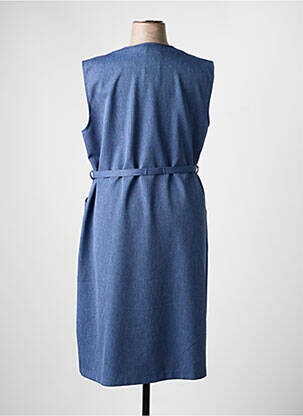 Robe mi-longue sans manche sans manche bleu 20/20 femme