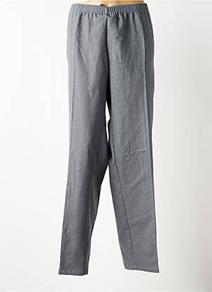 Pantalon droit stretch taille normale gris PIERRE D'ARLANC homme