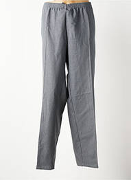 Pantalon droit stretch taille normale gris PIERRE D'ARLANC homme