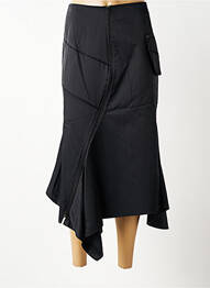 Jupe longue coupe droite noir LUCCHINI femme