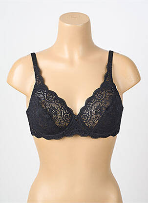 Soutien-gorge effet matière satinée haut soutien-gorge emboitant noir TRIUMPH femme