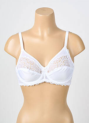 Soutien-gorge tissage dentelle blanc TRIUMPH femme