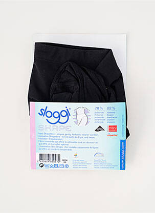 Culotte haute stretch noir SLOGGI femme