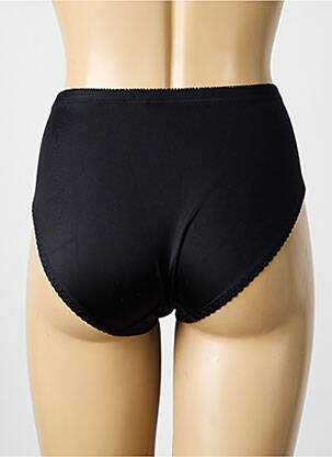 Culotte haute tissage satiné noir TRIUMPH femme