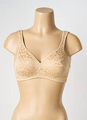 Soutien-gorge effet matière satinée haut soutien-gorge emboitant beige TRIUMPH femme