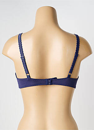 Soutien-gorge effet matière satinée haut soutien-gorge emboitant bleu TRIUMPH femme