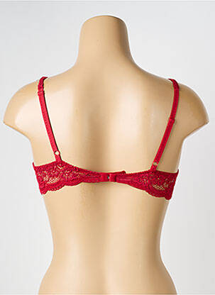 Soutien-gorge effet matière satinée haut soutien-gorge emboitant rouge TRIUMPH femme
