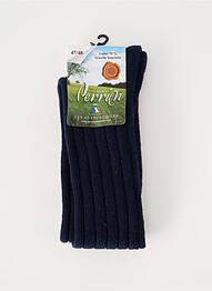 Chaussettes stretch bleu PERRIN homme