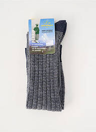 Chaussettes maintien élastique bleu PERRIN homme