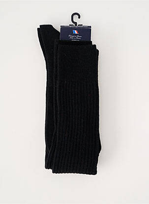 Chaussettes stretch noir PERRIN homme