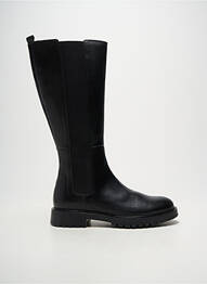 Bottes matière lisse talon plat jusqu'à 3cm noir ACEBOS femme