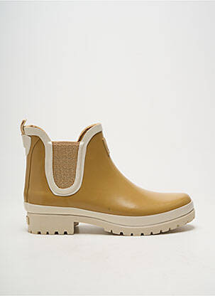 Bottines/boots matière lisse talon plat jusqu'à 3cm marron ARMISTICE femme
