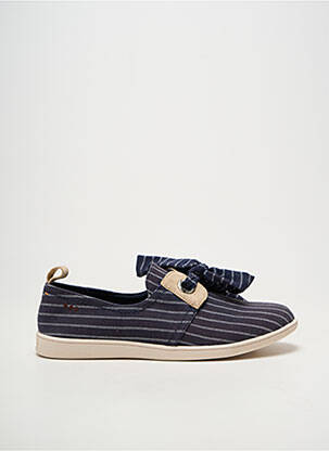 Slip ons talon plat jusqu'à 3cm bleu ARMISTICE femme