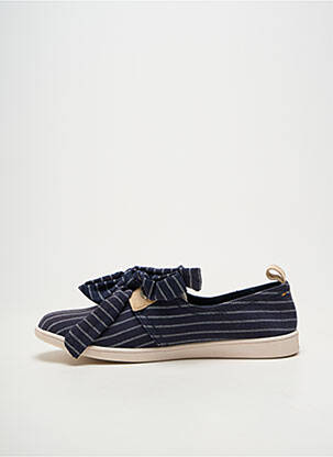 Slip ons talon plat jusqu'à 3cm bleu ARMISTICE femme