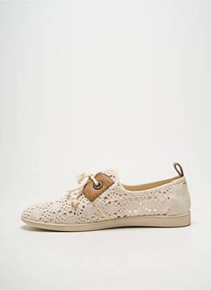 Slip ons bout rond talon plat jusqu'à 3cm beige ARMISTICE femme