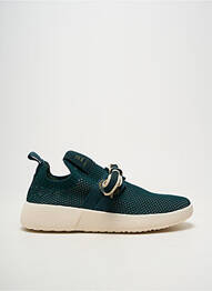 Baskets bout rond talon plat jusqu'à 3cm vert ARMISTICE femme