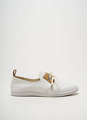 Slip ons fermeture lacets talon plat jusqu'à 3cm blanc ARMISTICE femme