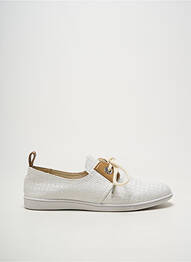 Slip ons bout rond talon plat jusqu'à 3cm blanc ARMISTICE femme