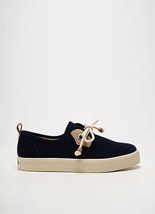 Slip ons fermeture lacets talon plat jusqu'à 3cm bleu ARMISTICE femme