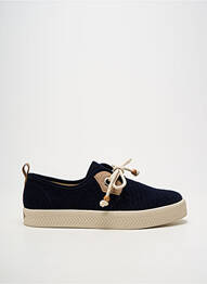 Slip ons bout rond talon plat jusqu'à 3cm bleu ARMISTICE femme