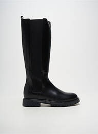 Bottes matière lisse talon plat jusqu'à 3cm noir ACEBOS femme