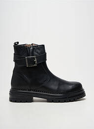 Bottines/boots bout rond talon plat jusqu'à 3cm noir ACEBOS femme