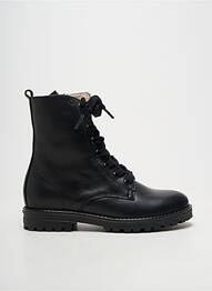 Bottines/boots matière lisse bout rond noir ACEBOS fille