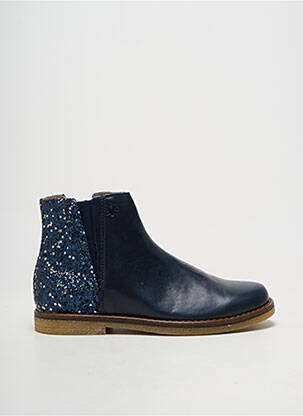 Bottines/boots bout rond bout rond bleu ACEBOS fille