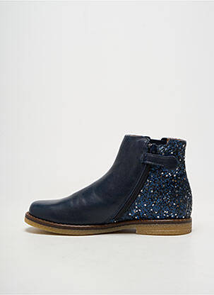Bottines/boots bout rond bout rond bleu ACEBOS fille