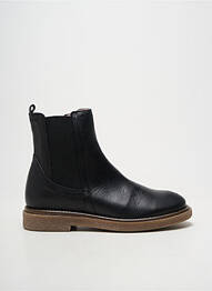 Bottines/boots matière lisse bout rond noir ACEBOS fille