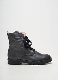 Bottines/boots matière lisse bout rond gris ACEBOS fille