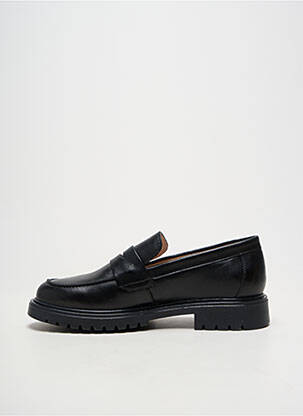 Mocassins matière lisse talon plat jusqu'à 3cm noir ACEBOS femme