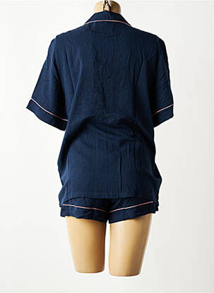 Pyjashort manches courtes bleu TRIUMPH femme