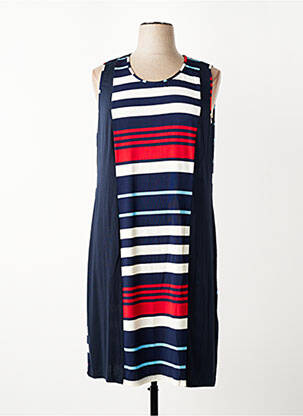 Robe mi-longue sans manche sans manche bleu MERI & ESCA femme