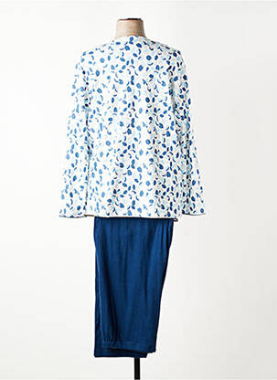 Pyjama coupe droite bleu PEIGNORA femme