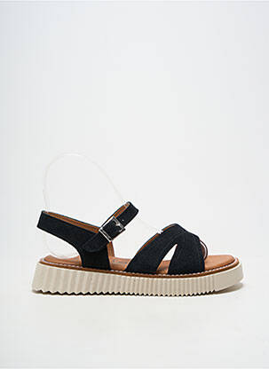 Sandales/nu pieds fermeture boucle(s) talon plat jusqu'à 3cm noir OH!! ISABELLA femme