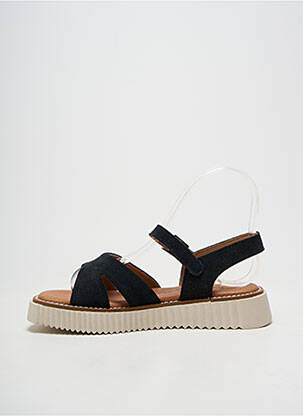 Sandales/nu pieds fermeture boucle(s) talon plat jusqu'à 3cm noir OH!! ISABELLA femme