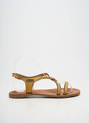 Sandales/nu pieds fermeture boucle(s) talon plat jusqu'à 3cm or LES TROPEZIENNES PAR M.BELARBI femme