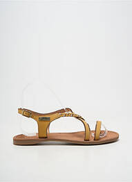 Sandales/nu pieds fermeture boucle(s) talon plat jusqu'à 3cm or LES TROPEZIENNES PAR M.BELARBI femme