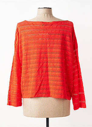 T-shirt manches longues manches longues rouge G!OZE femme