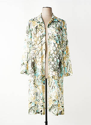 Veste casual coupe droite vert AN II VITO femme