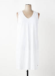 Robe mi-longue sans manche sans manche blanc AGATHE & LOUISE femme