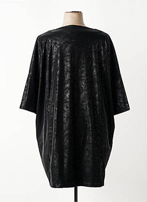Tunique manches longues col rond noir G!OZE femme