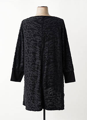 Tunique manches longues col v noir G!OZE femme