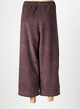 Pantalon 7/8 stretch taille normale marron G!OZE femme