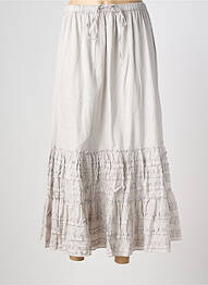 Jupe longue doublure gris RHUM RAISIN femme