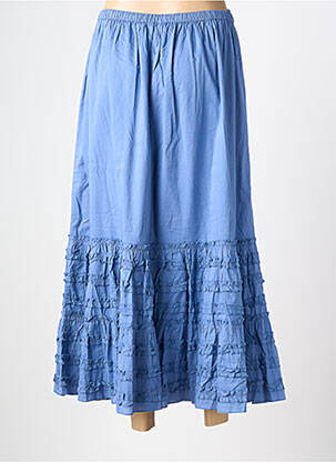 Jupe longue doublure bleu fonce RHUM RAISIN femme