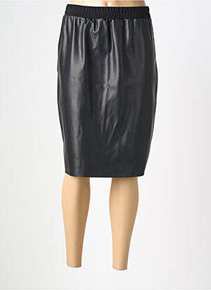 Jupe mi-longue coupe droite noir AN II VITO femme