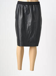 Jupe mi-longue coupe droite noir AN II VITO femme