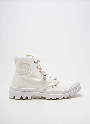 Bottines/boots bout rond bout rond blanc PALLADIUM enfant